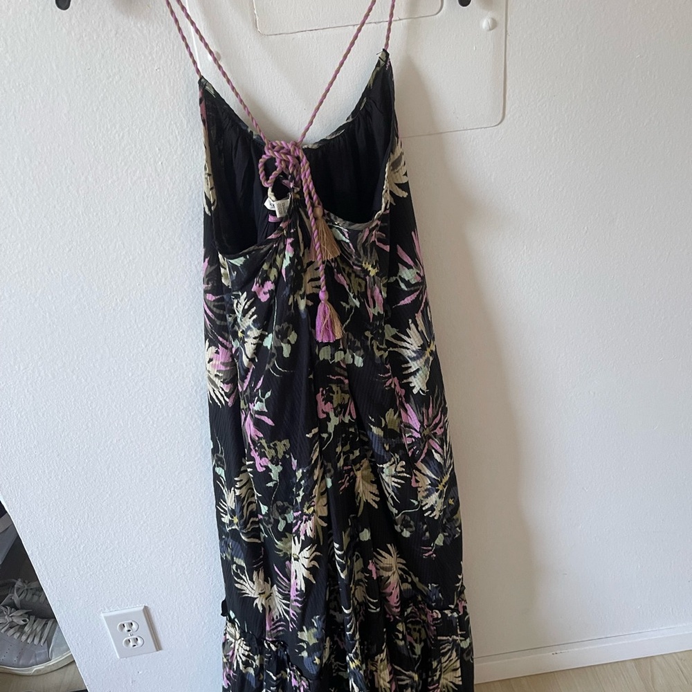 Scotch & Soda park in bloom Maxi Dress Black size 38 M summer dress women's New - Picture 7 of 13